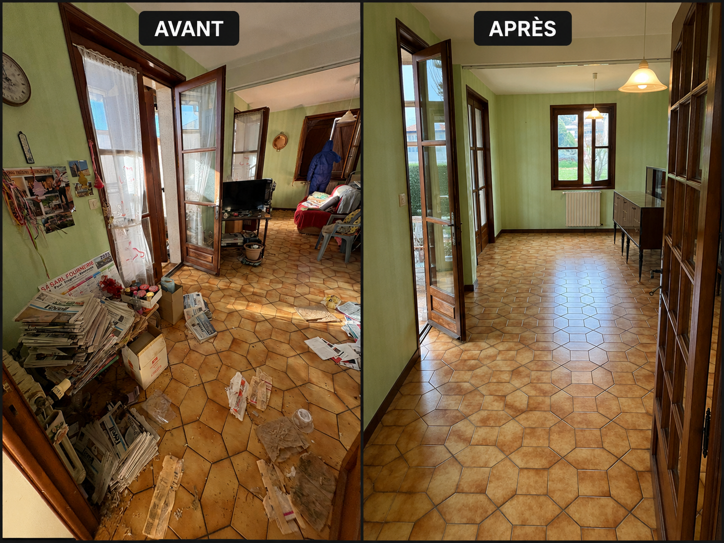 Remise en état d'une maison après déménagement