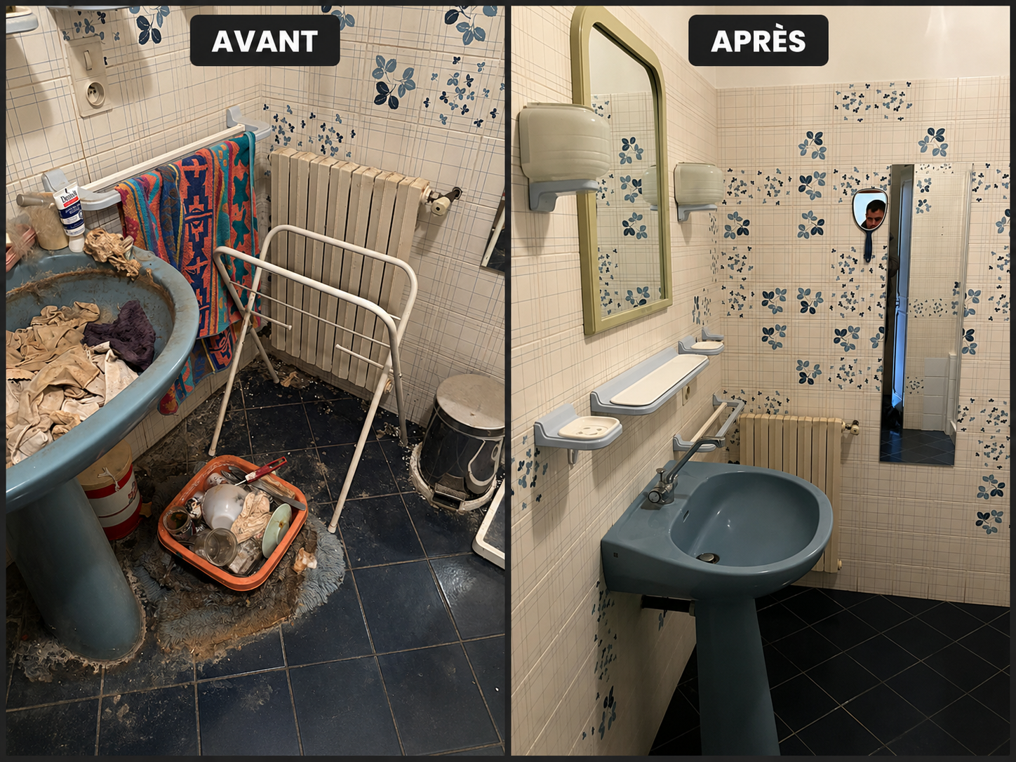 Logement remis en état après nettoyage